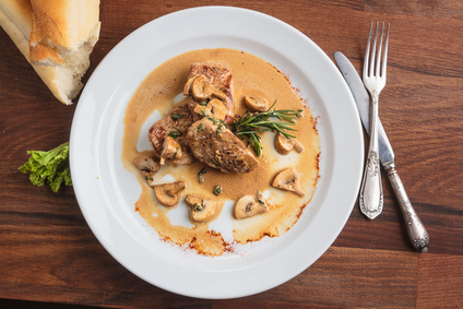 Escalope de veau à la crème