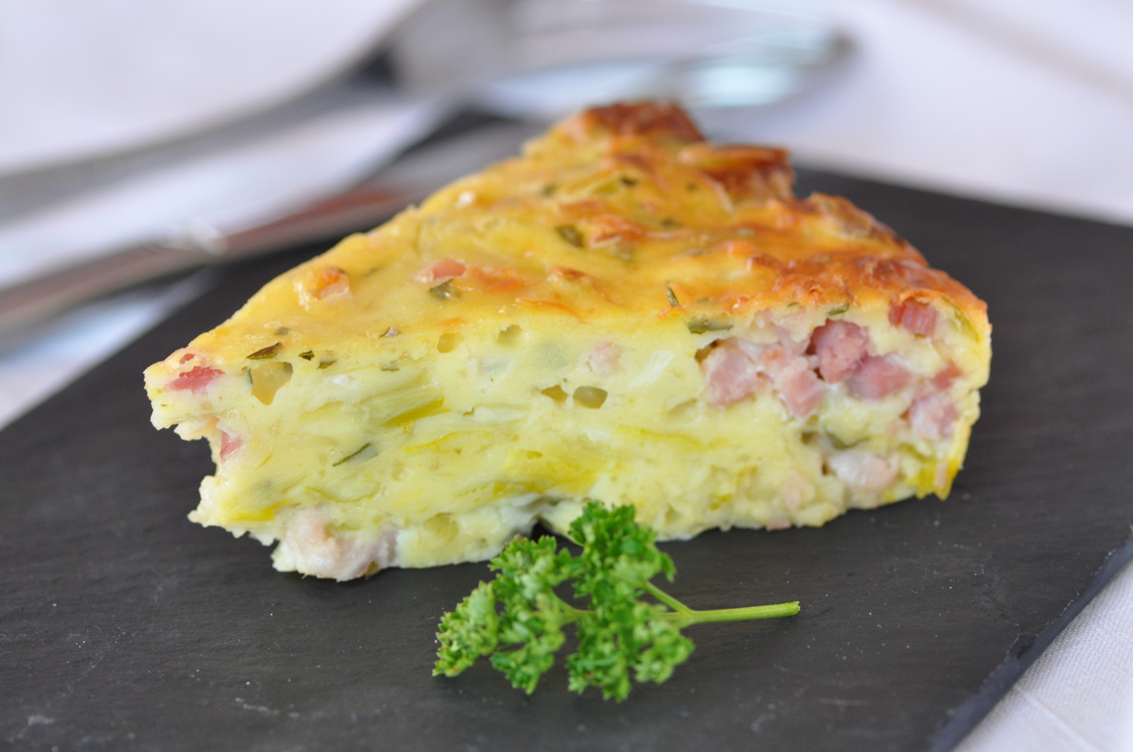 Quiche hyperprotéinée légère