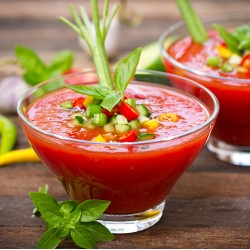 Gaspacho aminodiet ou soupe tomate