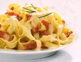 Fusili à la Carbonara